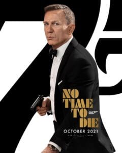『007/ノー・タイム・トゥ・ダイ』2021年10月8日に世界の公開日を延期