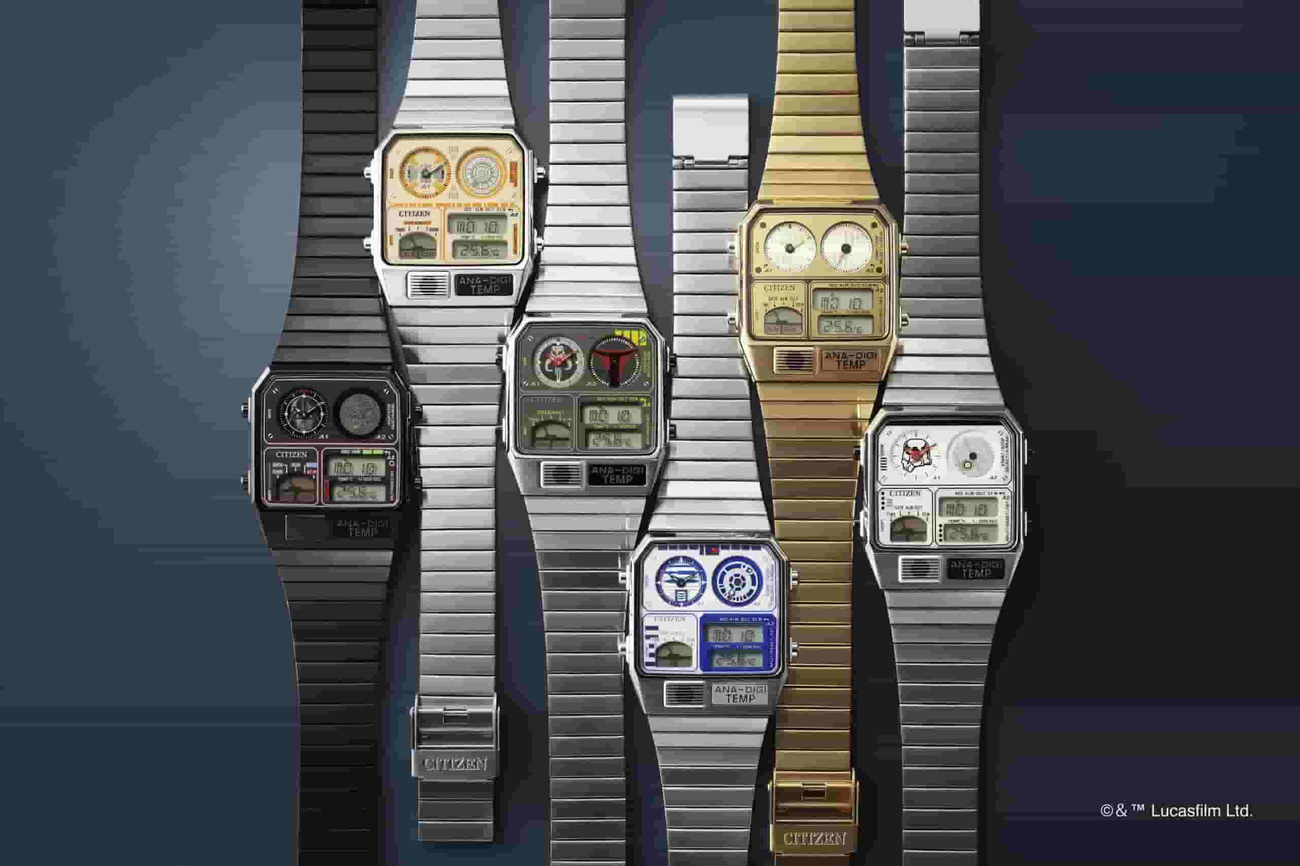 『スター・ウォーズ』の人気キャラクターをモチーフにした限定モデルの時計が登場