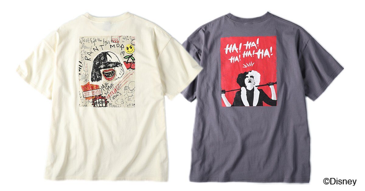 ディズニー映画『クルエラ』公開記念!デザインTシャツがライトオンで販売スタート
