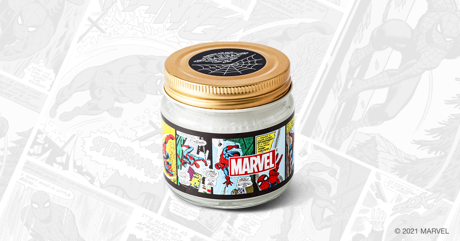 「THE BARBA TOKYO」が「スパイダーマン」をデザインした限定ポマードを発売