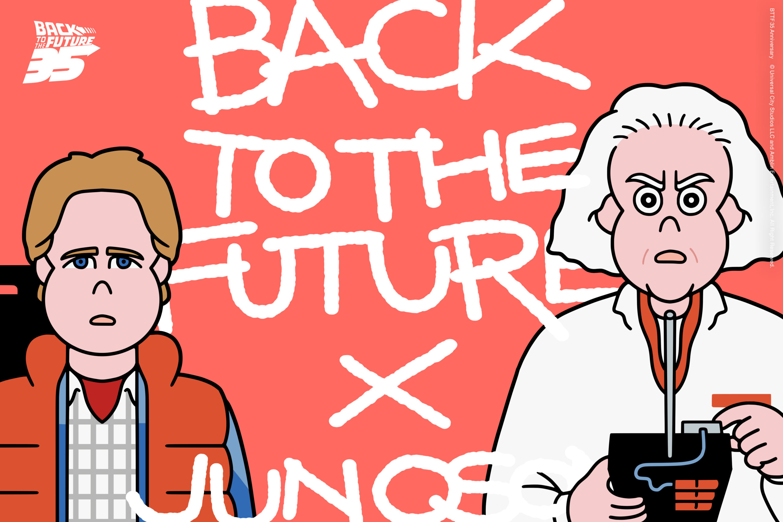 Jun Oson Back to the Future フィギュア サイン入り-
