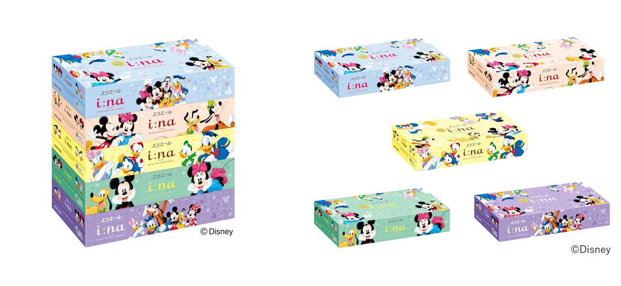 売上No.1ブランド「エリエール」からディズニーデザインティシューが新登場