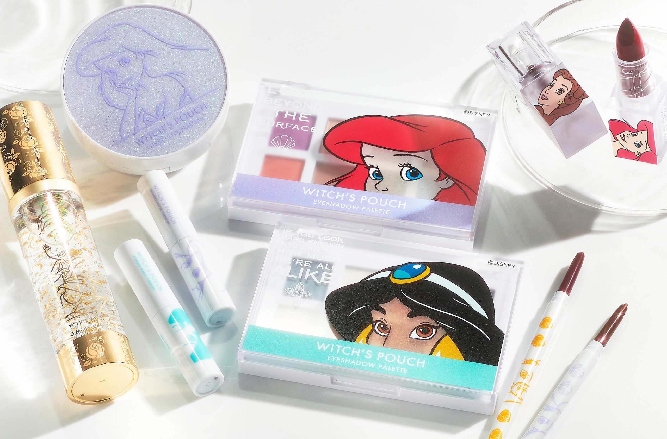 ディズニープリンセスがモチーフ!「Witch’s Pouch」とディズニーストア共同企画のコスメシリーズが発売