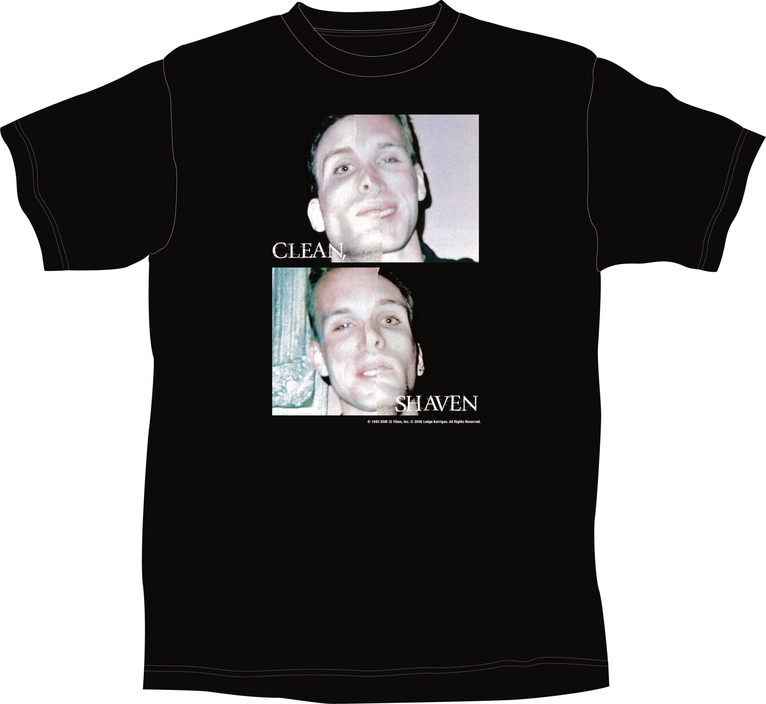 主人公の精神状態を表現！『クリーン、シェーブン』公開を記念してTシャツ2種が発売 - WEEKEND CINEMA
