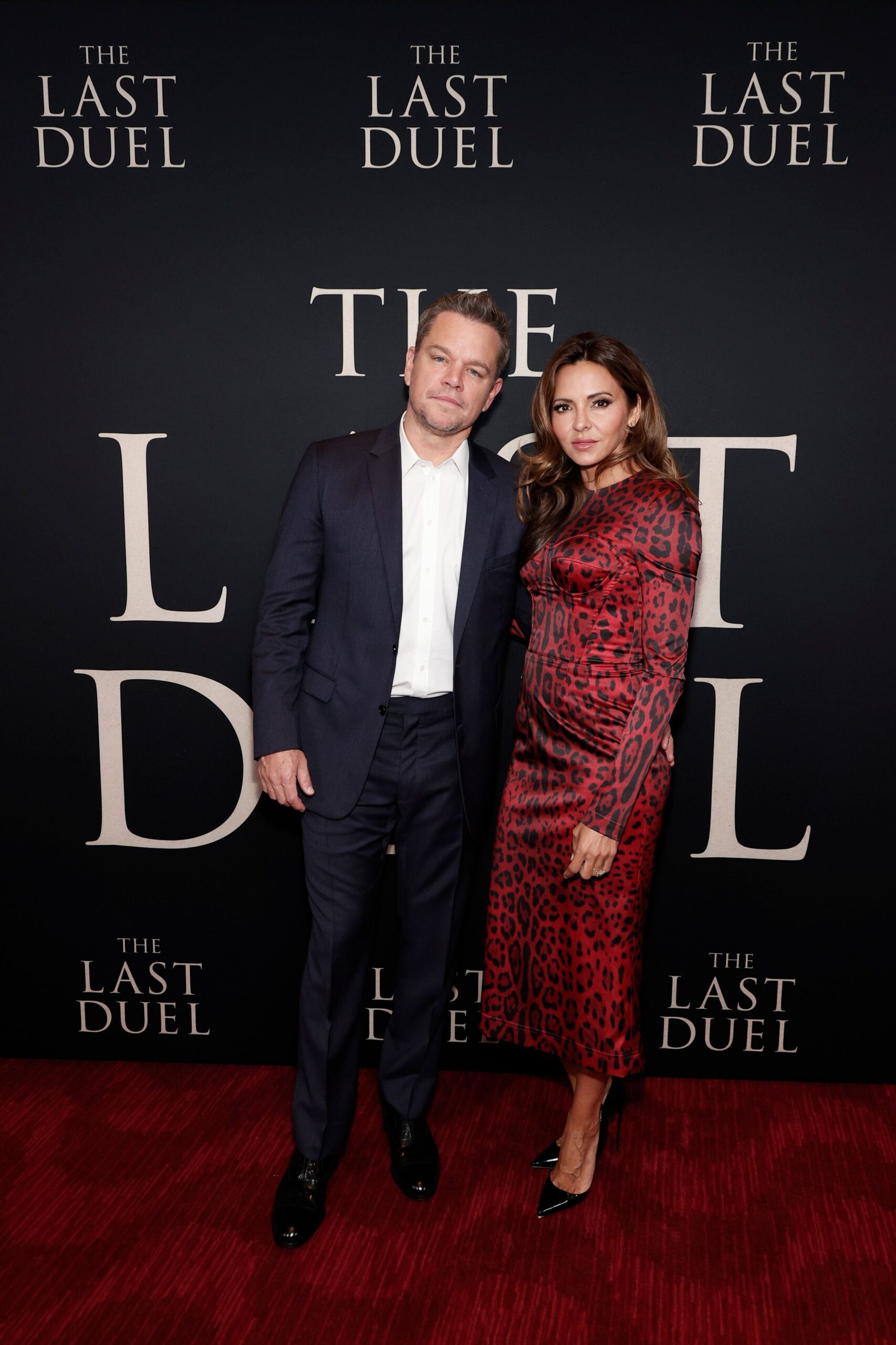 『最後の決闘裁判』プレミアにマット・デイモンがディオール着用で登場