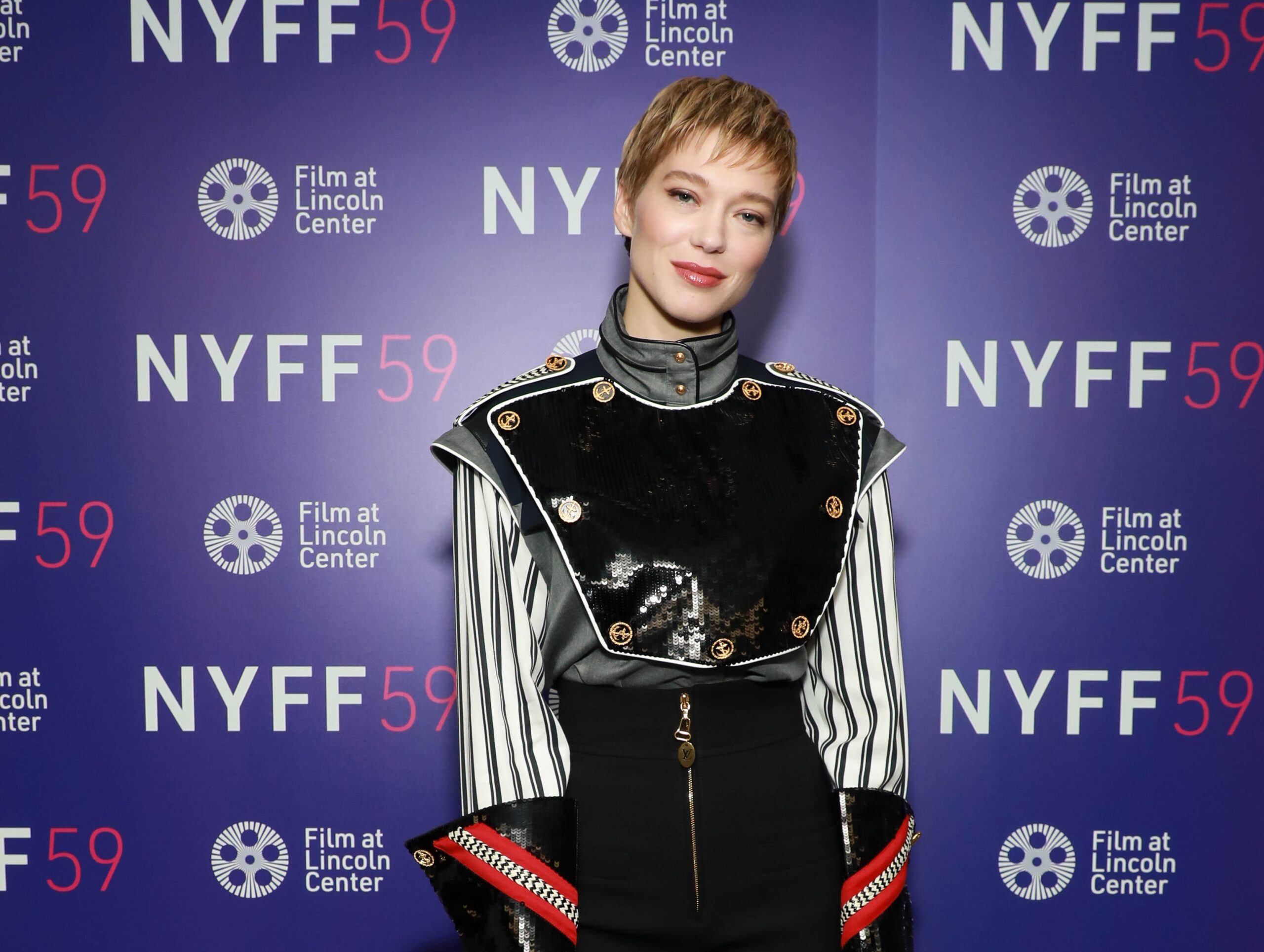 レア・セドゥが第59回ニューヨーク映画祭にルイ・ヴィトン着用で登場