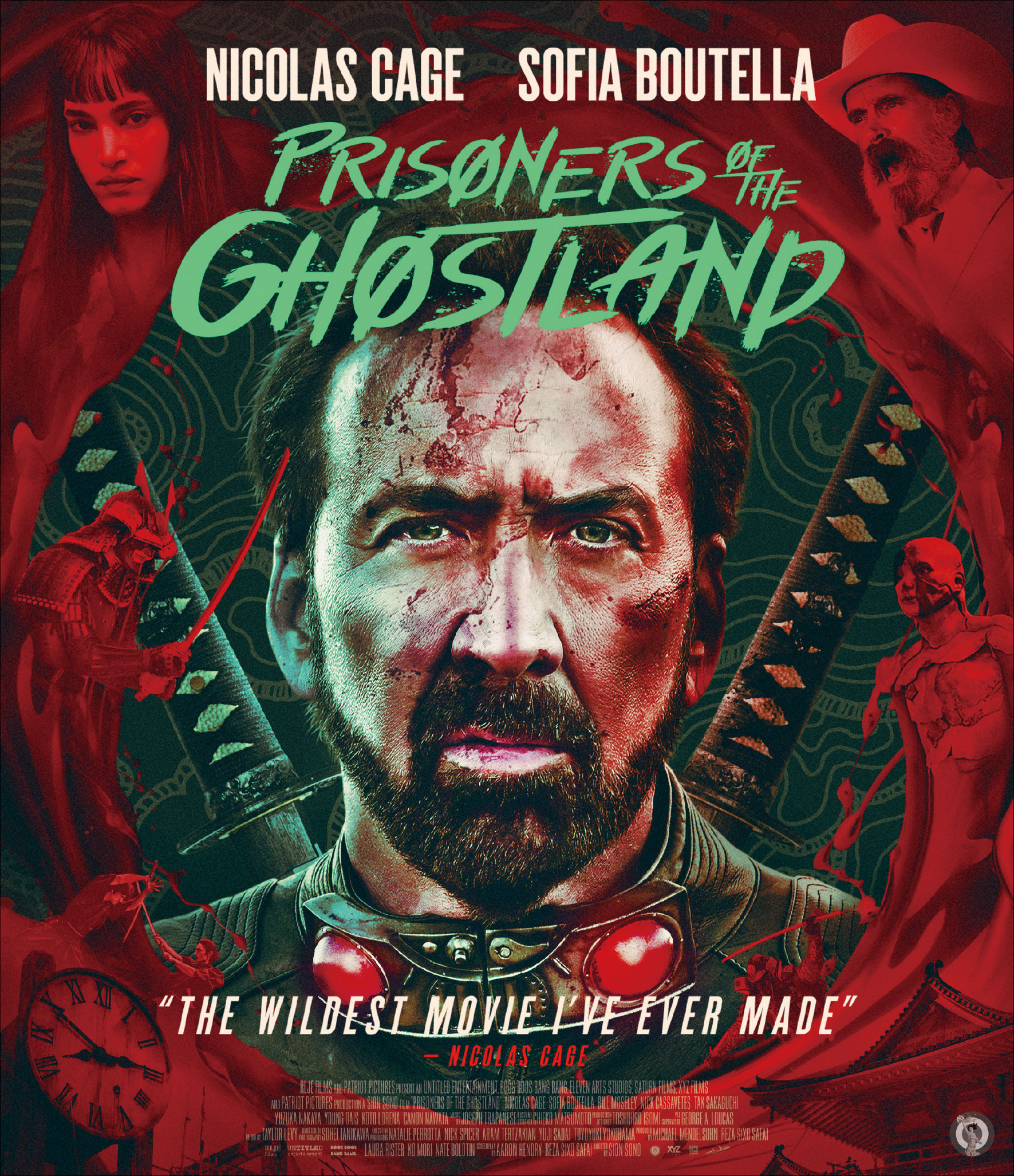 園子温×ニコラス・ケイジ『プリズナーズ・オブ・ゴーストランド』Blu-ray&DVDリバーシブルジャケット仕様で22年3月発売