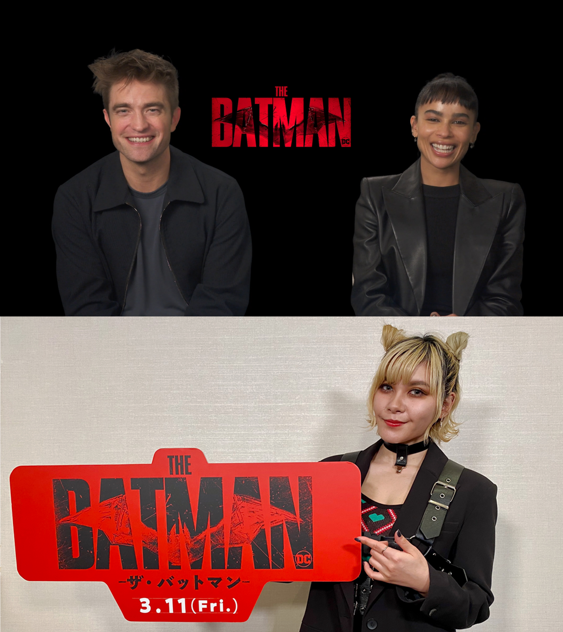 ファイルーズあい、ロバート・パティンソン&ゾーイ・クラヴィッツに直撃インタビュー「今後のバットマンとキャットウーマンの関係は?」