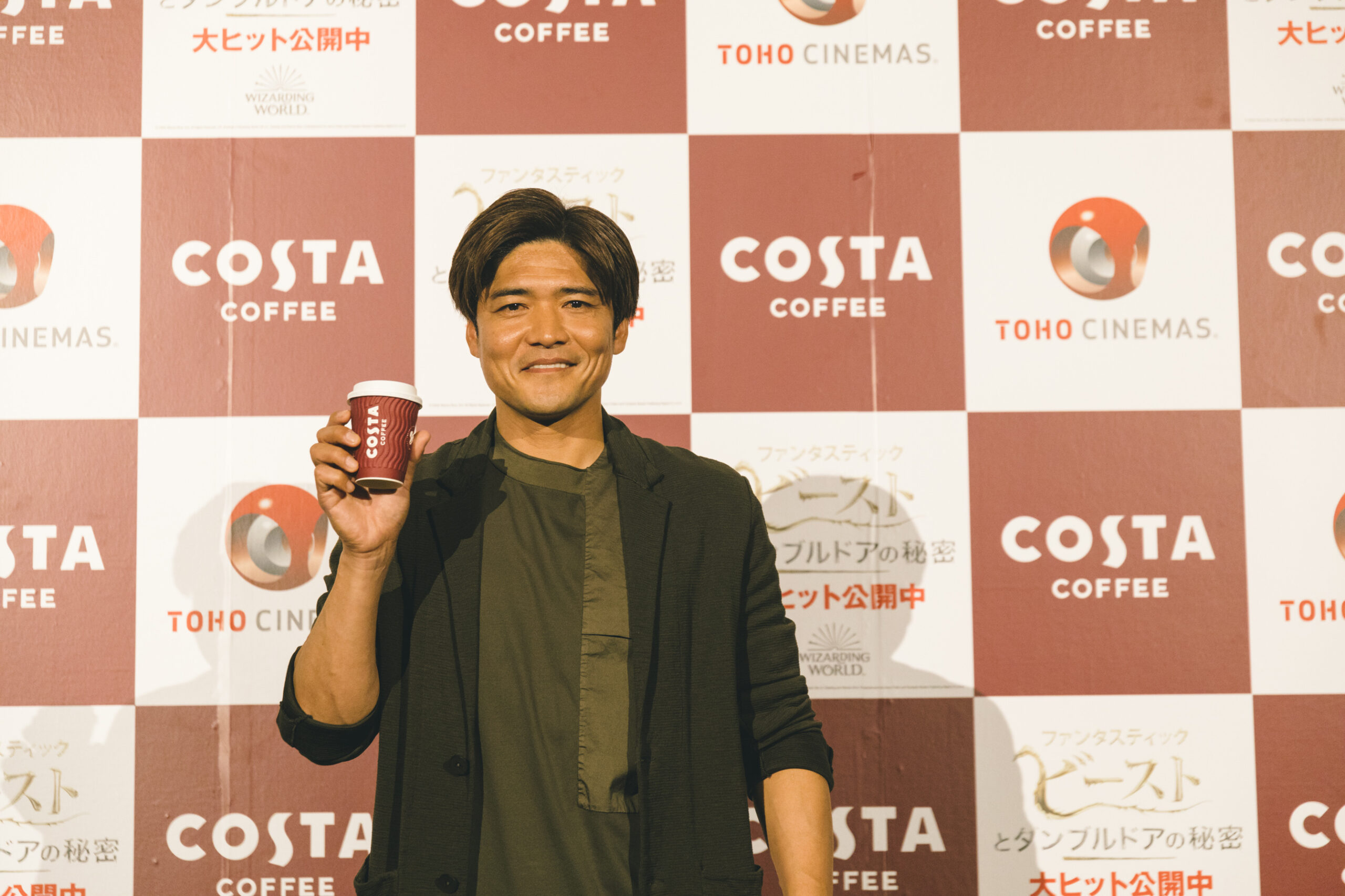 TOHOシネマズららぽーと福岡オープン記念! コスタコーヒー×映画『ファンタビ』上映イベントに大久保嘉人が登壇