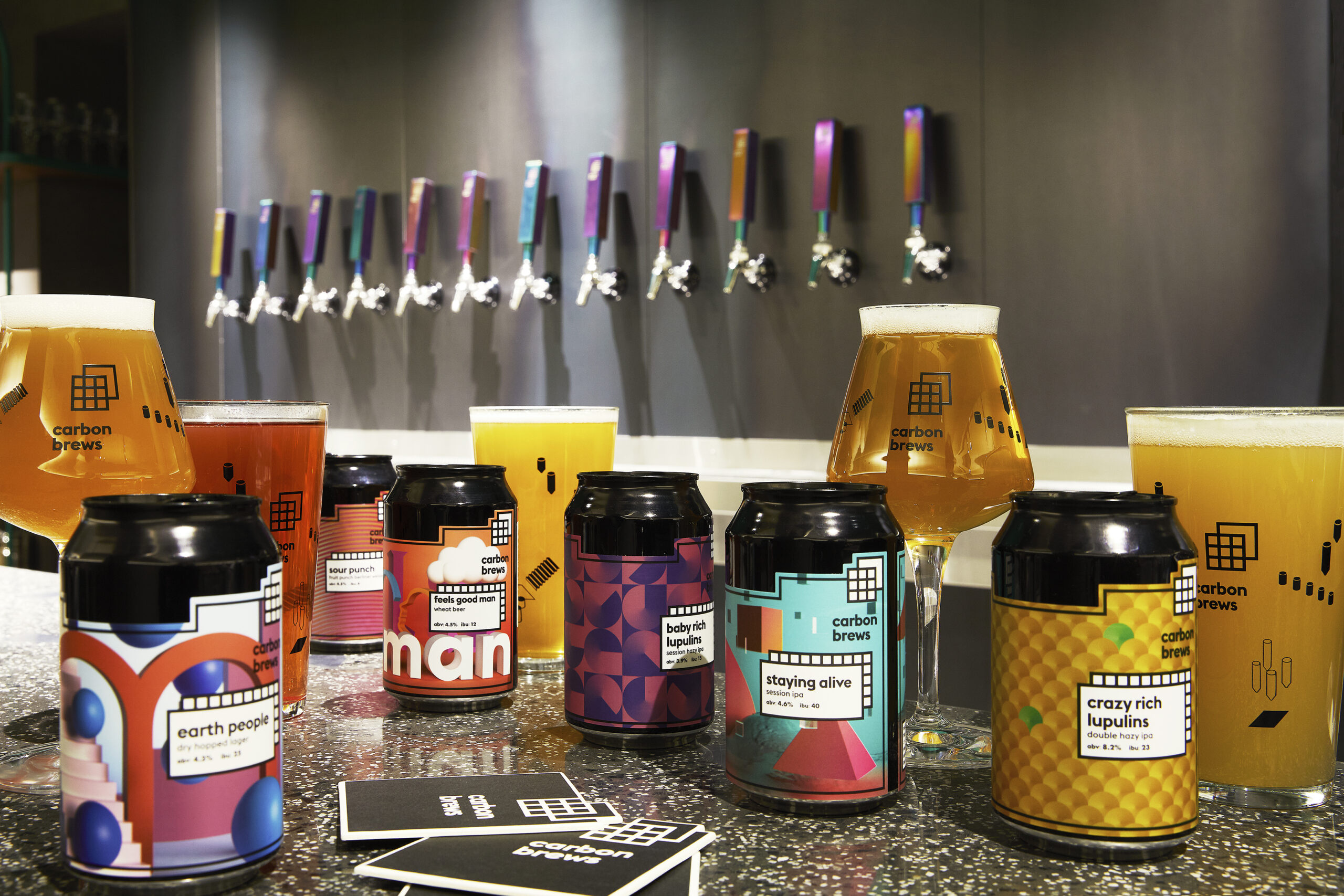 「WKW 4K」公開記念! 香港発のクラフトビールブランド「Carbon Brews」でキャンペーン実施