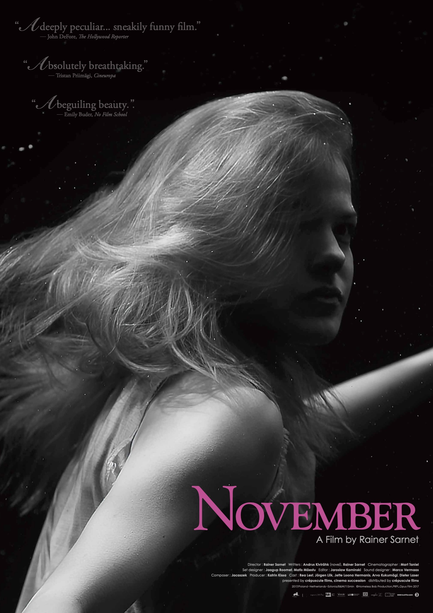 不可思議な純愛を描く東欧ダーク・ラブストーリー『ノベンバー』に著名人の絶賛コメント到着 新ポスタービジュアル&特別動画も解禁