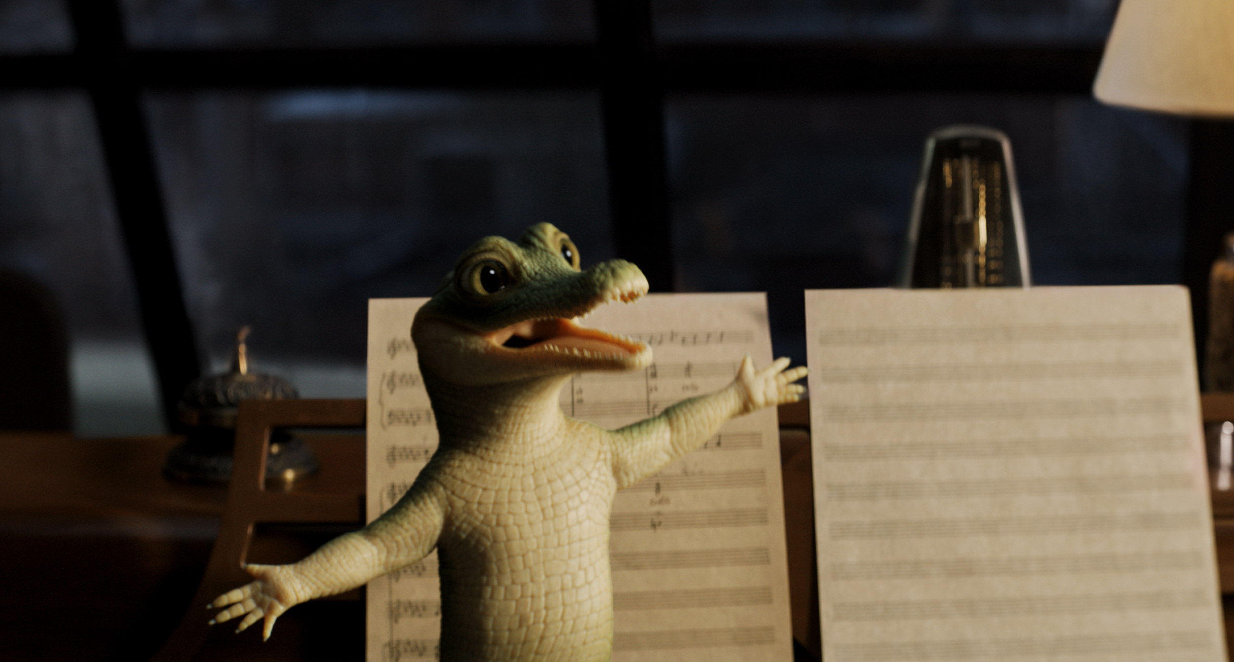 小さくて愛くるしい“歌うワニ”に目が釘付け！　ミュージカル映画『シング・フォー・ミー、ライル』本編映像解禁