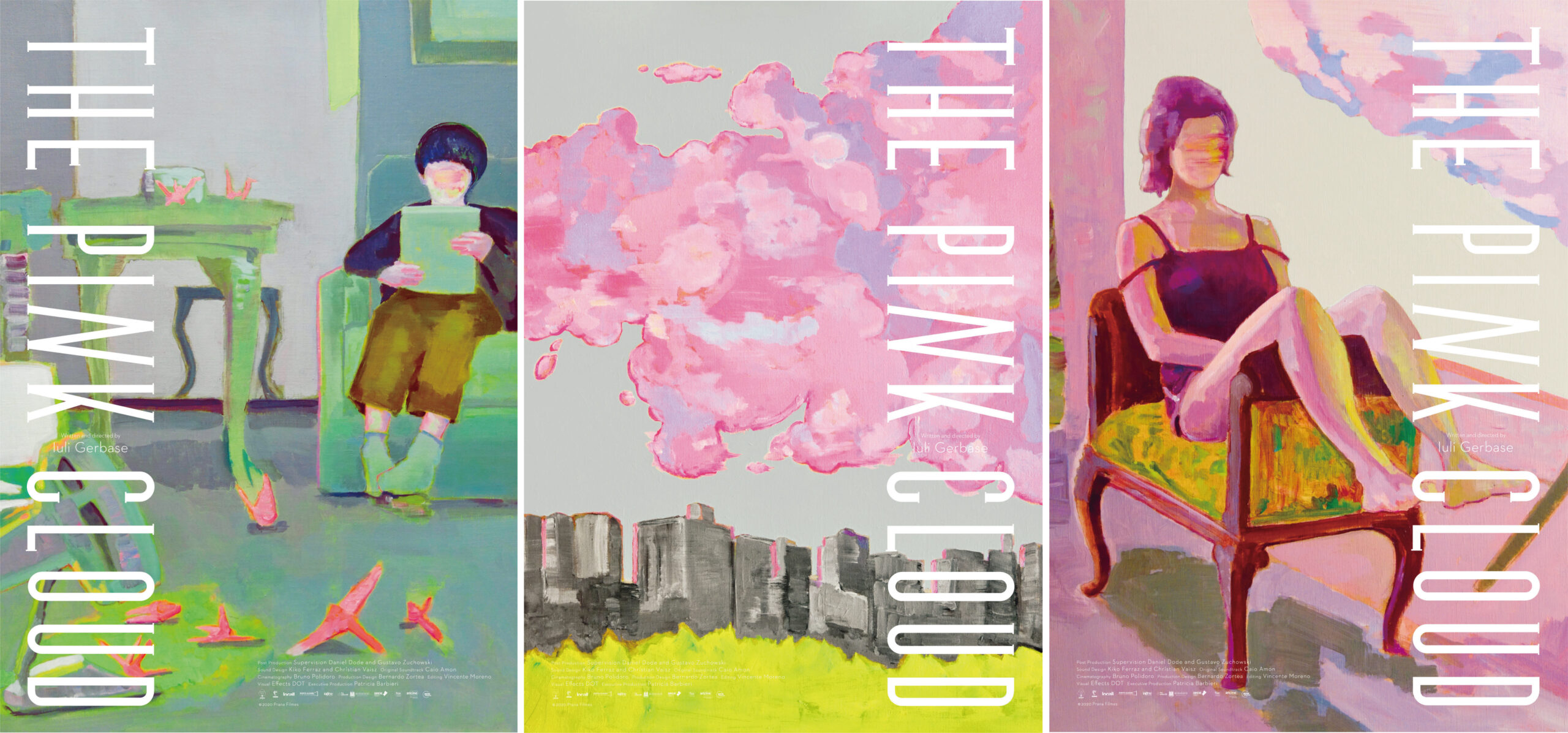 画家・小山義人による映画『ピンク・クラウド』オルタナティブポスター完成