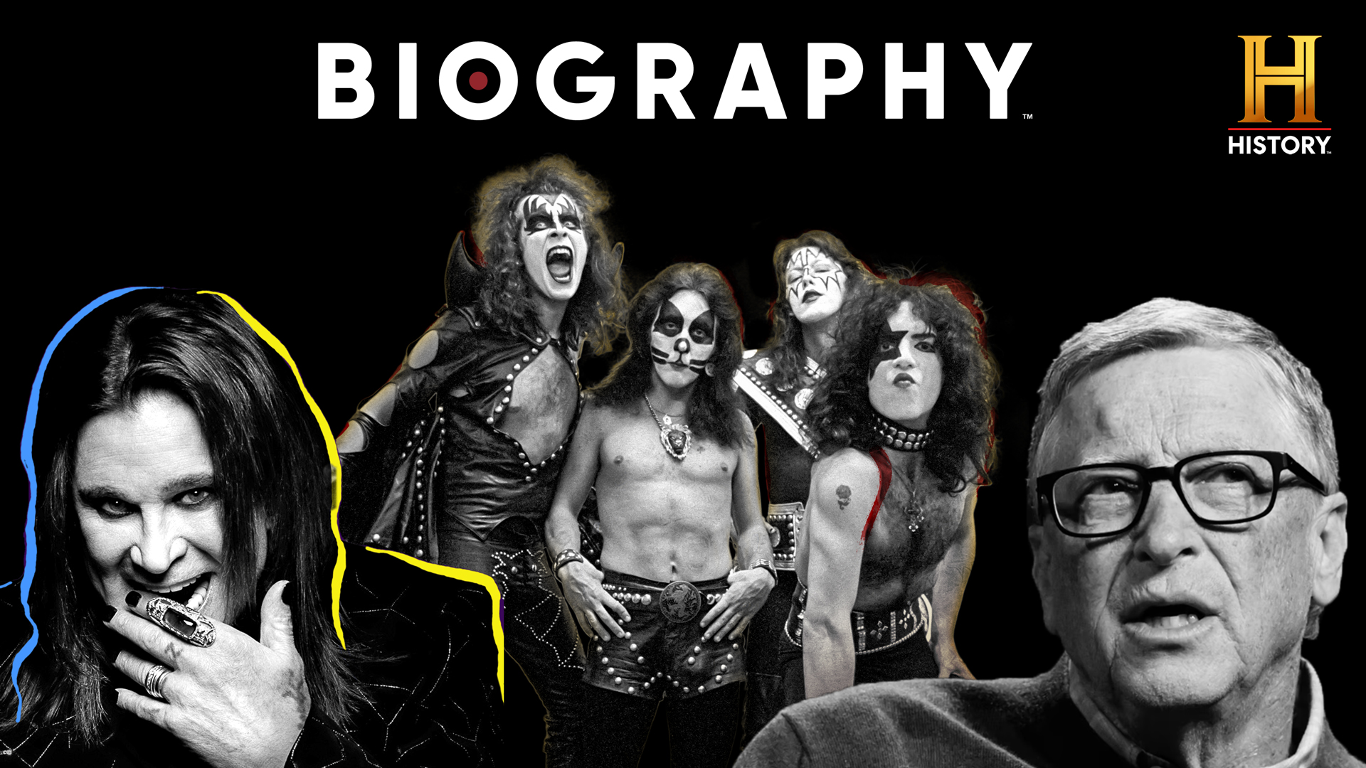 ビル・ゲイツやオジー・オズボーンなど伝説的人物の人生を紐解くエミー賞受賞の人気番組『バイオグラフィー』4月日本初放送＆予告編解禁