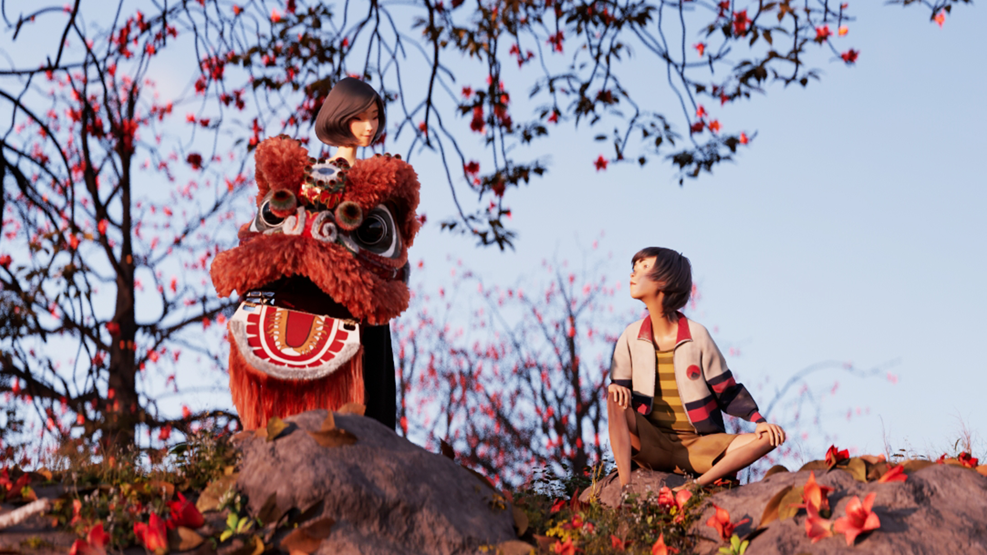 主人公チュン（CV：花江夏樹）たちが挑む「獅子舞バトル競技」を千葉繫のナレーションで解説『雄獅少年／ライオン少年』本編冒頭映像が解禁　