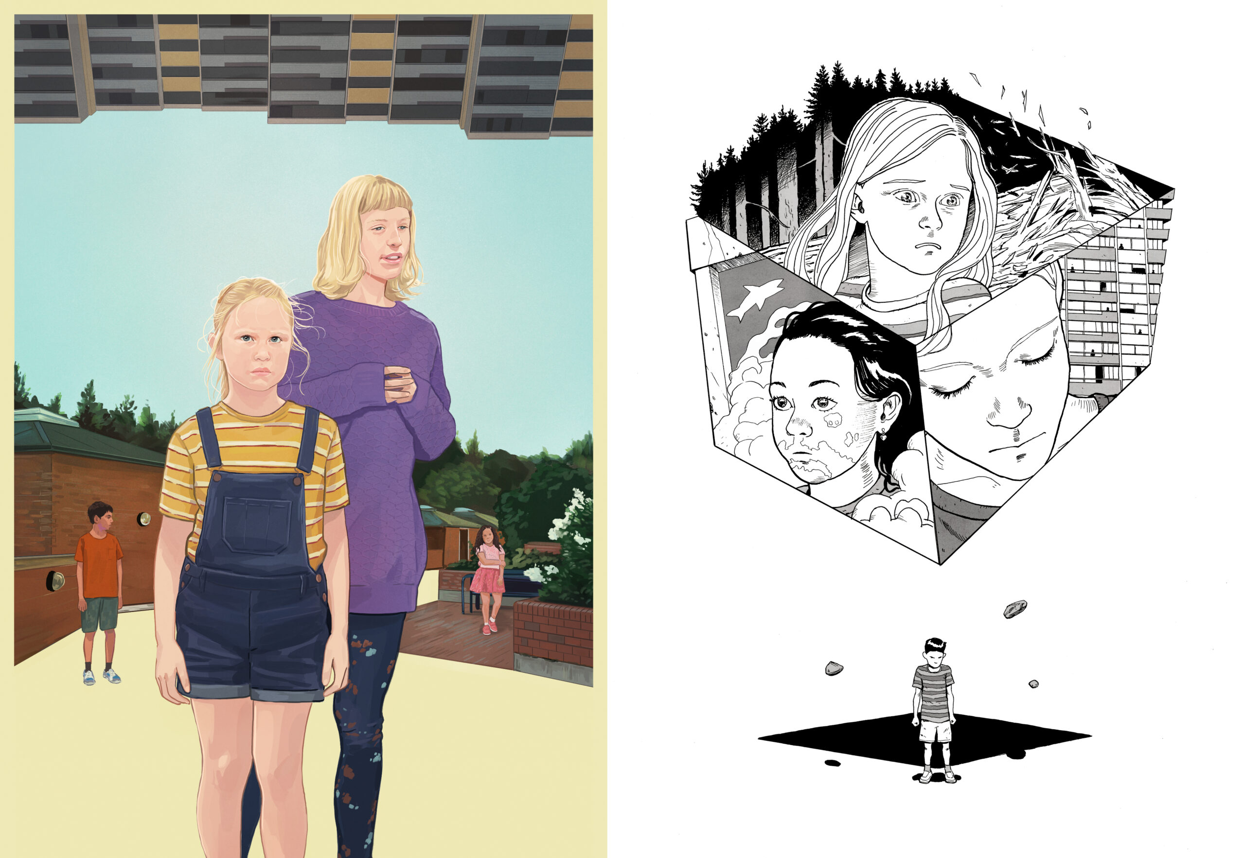 気鋭のイラストレーター、サイトウユウスケが『イノセンツ』イラストを描き下ろし 本国ノルウェーからもイラストが到着