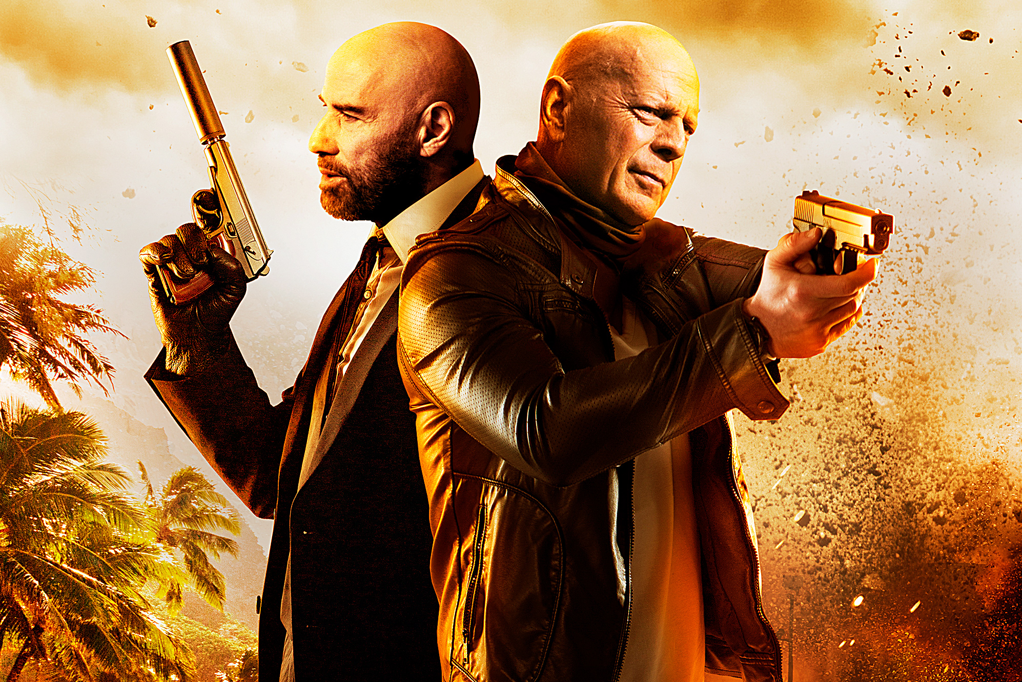 ジョン・トラボルタvsブルース・ウィリス！　28年ぶりの再共演作『オペレーション・ゴールド』10月27日公開決定＆予告編解禁