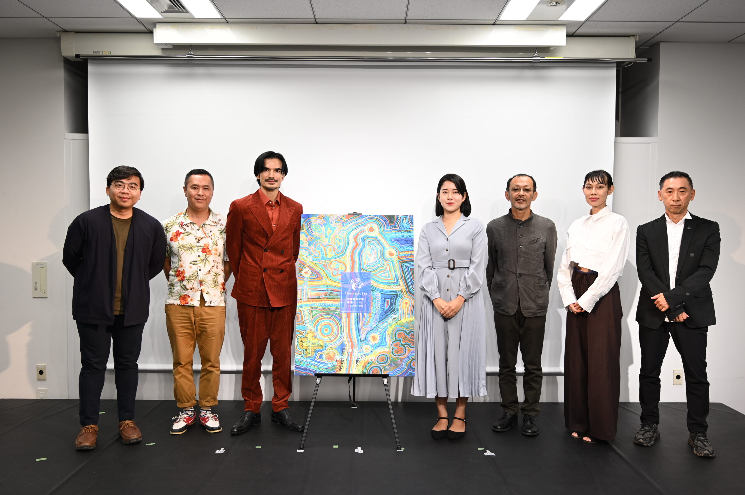 第一回「Cinema at Sea - 沖縄環太平洋国際フィルムフェスティバル」ラインナップ発表記者会見開催 アンバサダーの尚玄らが登壇