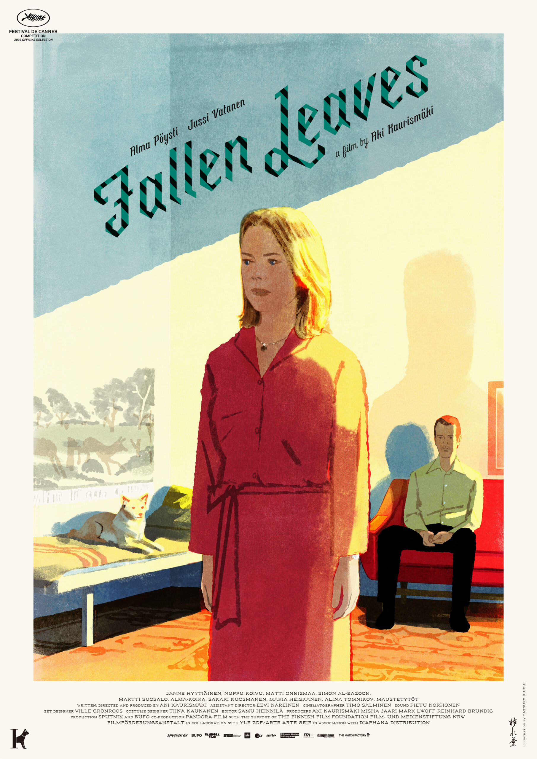 アキ・カウリスマキ監督『枯れ葉』オルタナティブポスター解禁 足立紳、鴻巣友季子ら各界からの応援コメントも到着