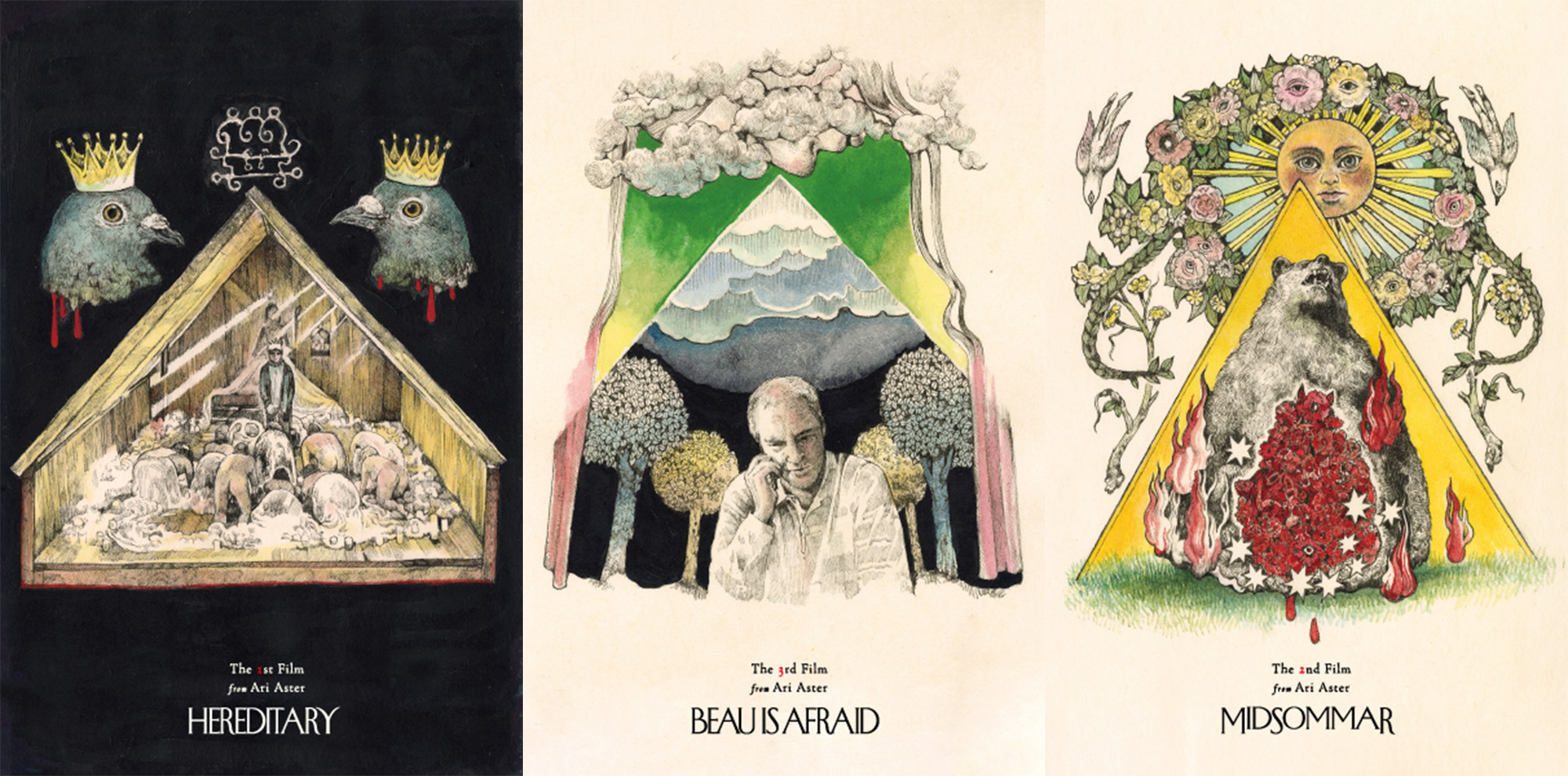 『ボーはおそれている』特典付きムビチケカードが数量限定で発売決定　ヒグチユウコ＆大島依提亜によるオリジナルポストカード3種