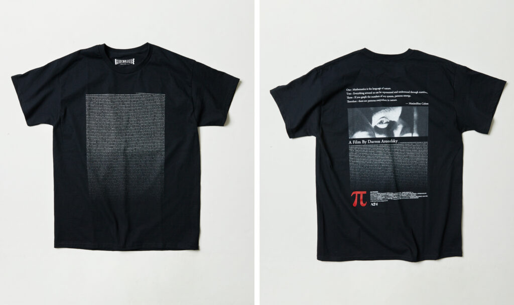 31枚限定販売の超貴重アイテム！『π〈パイ〉 デジタルリマスター』公式Tシャツ発売が決定