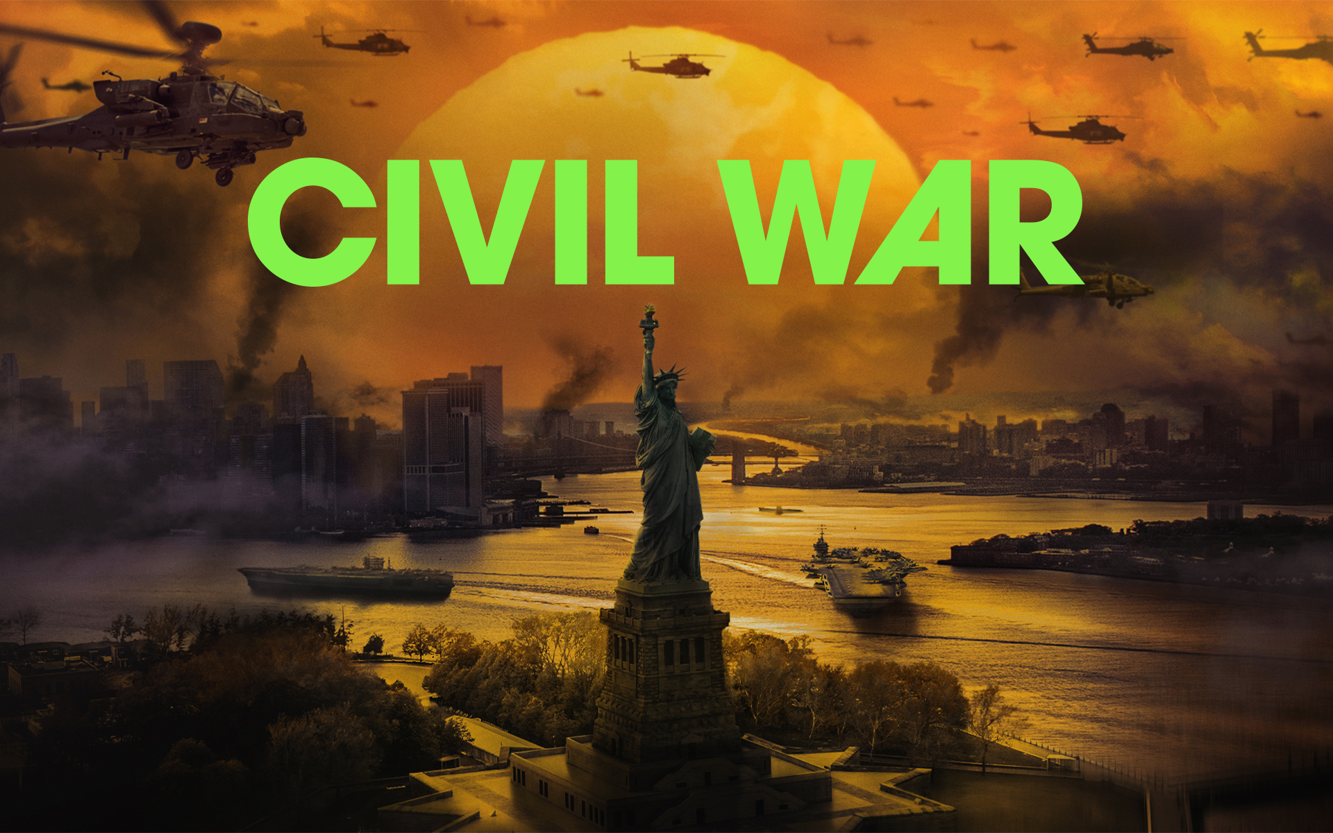 大統領選挙を控えるアメリカ国内で物議『Civil War(原題)』日本公開決定 A24史上最大規模&最高のオープニング記録を樹立