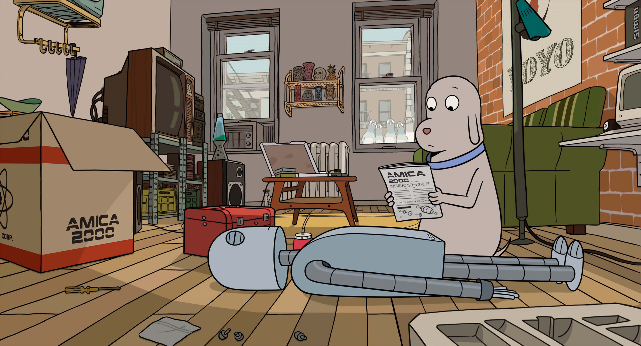 動物たちを擬人化した『ロボット・ドリームズ』画作りに込められたこだわりとは？　監督らが舞台裏を語るメイキング映像解禁