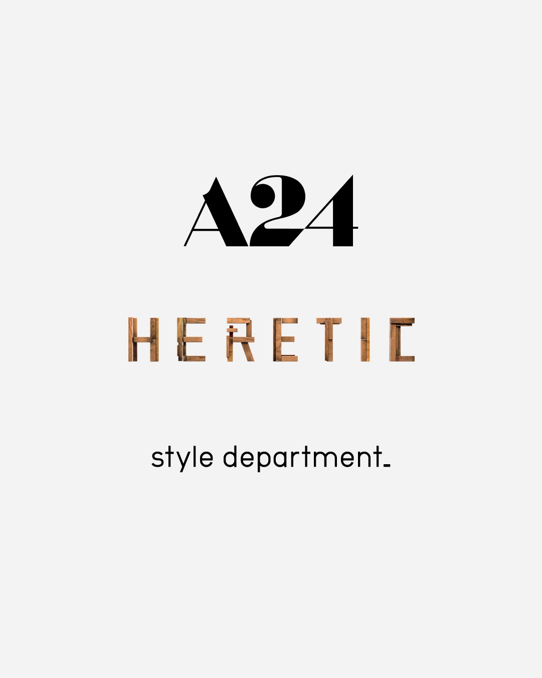 「A24」POP UP、東京&大阪のセレクトショップstyle department_にて開催決定 A24最新作『異端者の家』公開記念