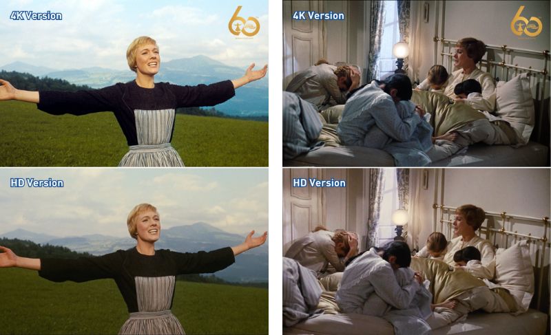 製作60周年を記念し復活『サウンド・オブ・ミュージック』4Kとオリジナル素材の比較画像が公開 井上芳雄からのコメントも到着