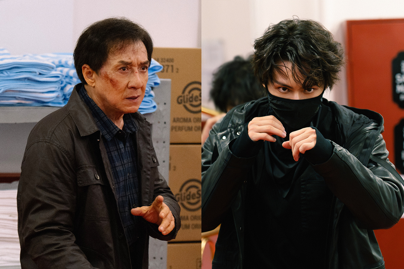 ジャッキー・チェンが70歳とは思えない“神ムーブ”連発！『シャドウズ・エッジ』SEVENTEENジュンと激突するアクションシーン解禁